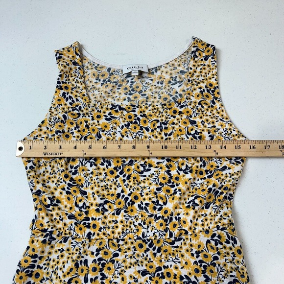 GILLI Women's Floral Print Fit & Flare Sundress Sleeveless Multicolor Size Small - Picture 8 of 11